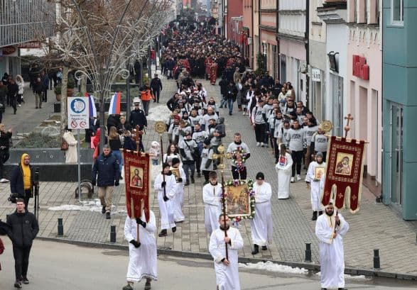 Bogojavljenska litija u Prijedoru